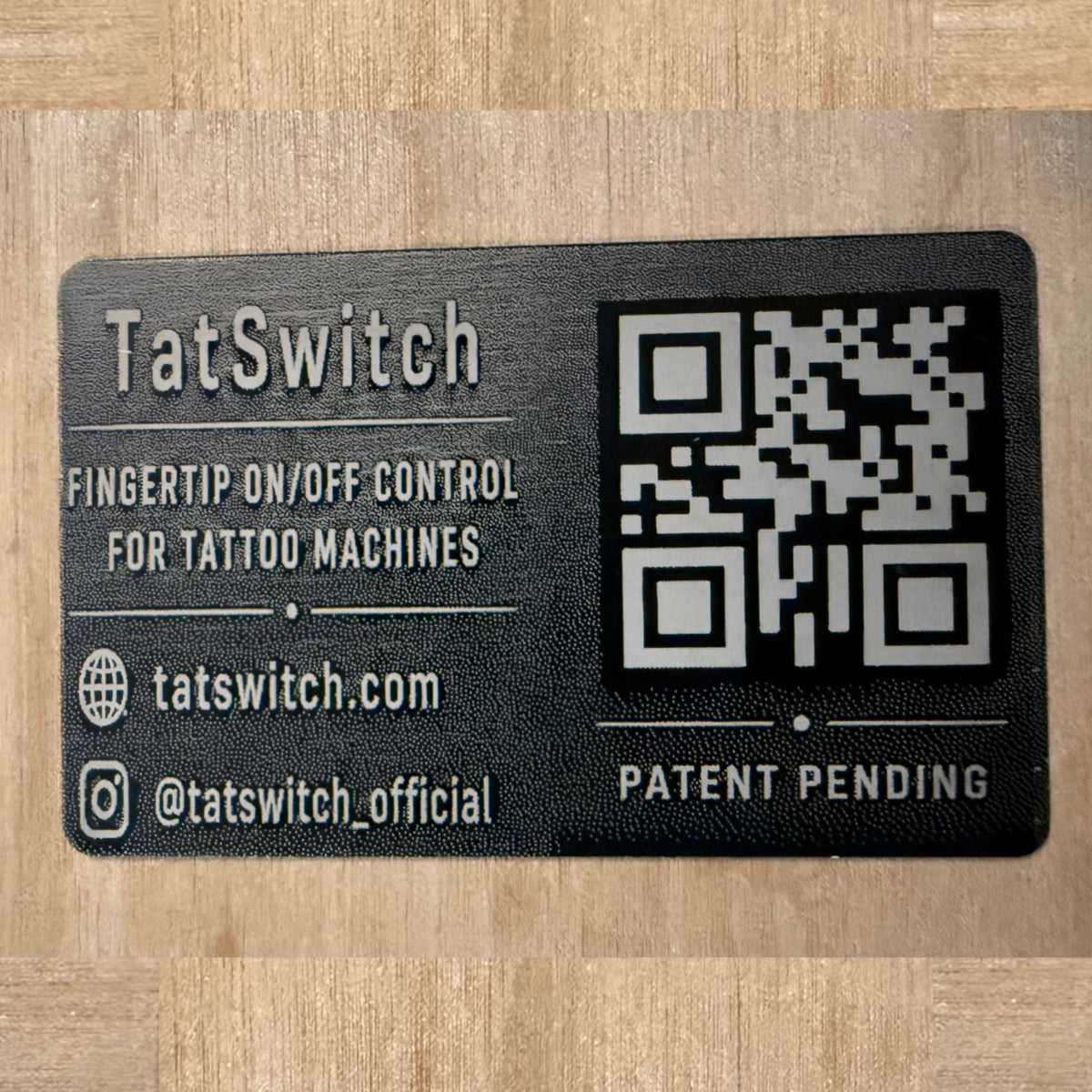 25 Custom Aluminum Business Cards-Front & Back