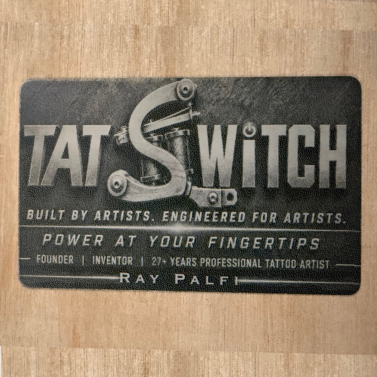 25 Custom Aluminum Business Cards-Front & Back