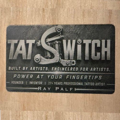 25 Custom Aluminum Business Cards-Front & Back